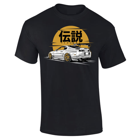JDM T-Shirt Japanese Modified Automotive Street Drift Drag Race Car Supra Sunrise 29